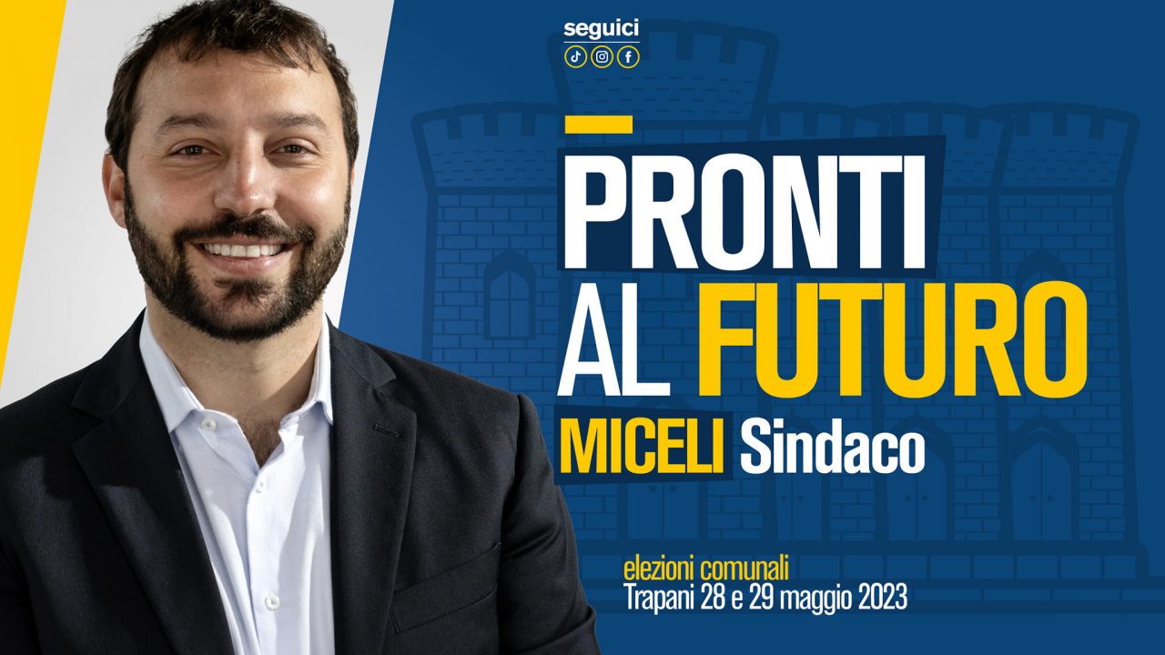 Miceli candidato sindaco del Centrodestra: “Con noi Trapani risorgerà, siamo Pronti al Futuro”